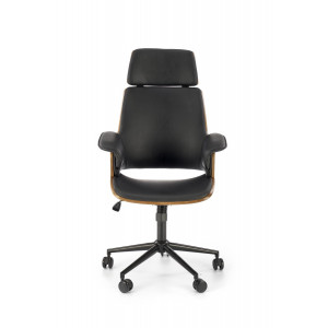 CRAFTLINE modern forgószék – dió / fekete