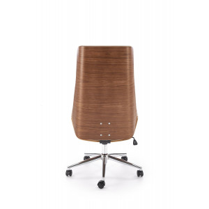 SHELLWOOD modern forgószék – dió / bézs