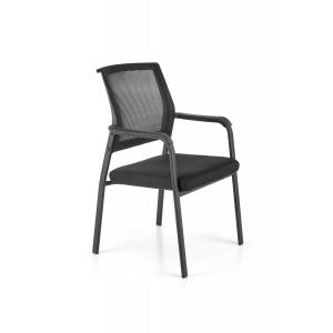 STACK modern tárgyalószék – fekete