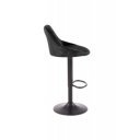 VELVET modern bárszék – fekete