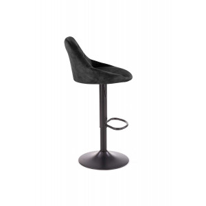 VELVET modern bárszék – fekete