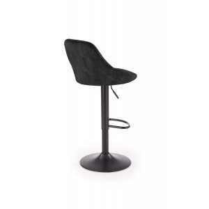 VELVET modern bárszék – fekete