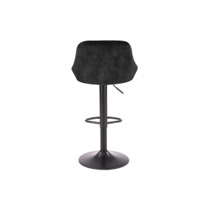 VELVET modern bárszék – fekete