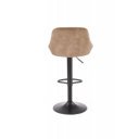 VELVET modern bárszék – bézs / fekete