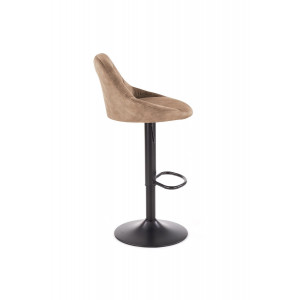 VELVET modern bárszék – bézs / fekete