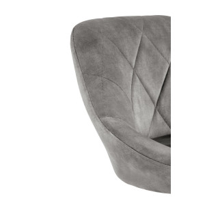 VELVET modern bárszék – szürke / fekete