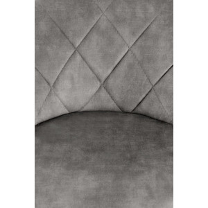 VELVET modern bárszék – szürke / fekete
