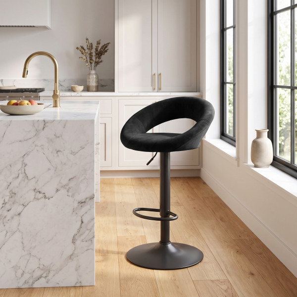 COCOON modern bárszék – fekete