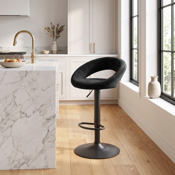 COCOON modern bárszék – fekete