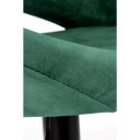 COCOON modern bárszék – sötétzöld / fekete