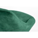 COCOON modern bárszék – sötétzöld / fekete