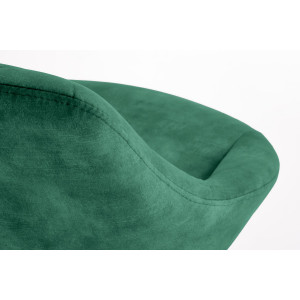 COCOON modern bárszék – sötétzöld / fekete
