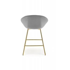 GLOW modern bárszék – szürke / arany