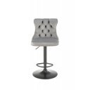 RIVET modern bárszék – szürke / fekete