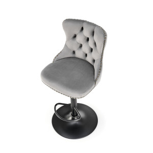 RIVET modern bárszék – szürke / fekete