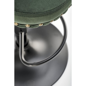 RIVET modern bárszék – sötétzöld / fekete