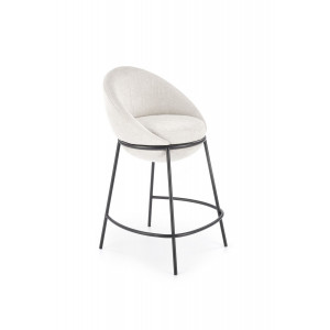 SHELL modern bárszék – bézs / fekete