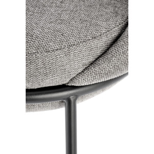 SHELL modern bárszék – szürke / fekete