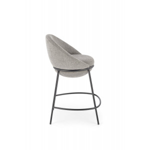 SHELL modern bárszék – szürke / fekete