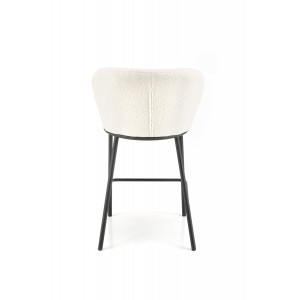 CLOUD modern bouclé bárszék – krém / fekete