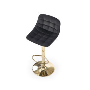 LUXE modern bárszék – fekete / arany