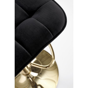 LUXE modern bárszék – fekete / arany