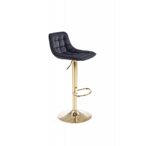 LUXE modern bárszék – fekete / arany