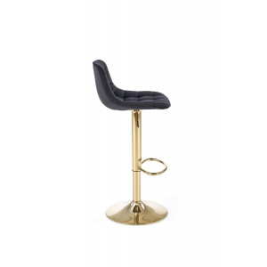 LUXE modern bárszék – fekete / arany