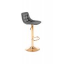 LUXE modern bárszék – szürke / arany