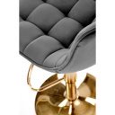 LUXE modern bárszék – szürke / arany