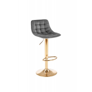 LUXE modern bárszék – szürke / arany
