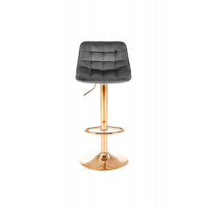 LUXE modern bárszék – szürke / arany
