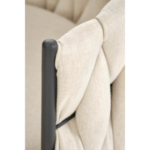 WEAVE modern bárszék – bézs / fekete