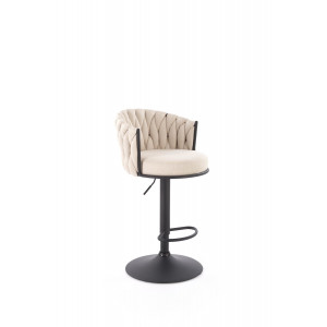 WEAVE modern bárszék – bézs / fekete