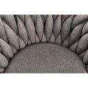 WEAVE modern bárszék – szürke / fekete