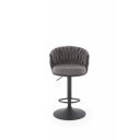WEAVE modern bárszék – szürke / fekete