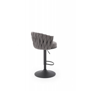 WEAVE modern bárszék – szürke / fekete