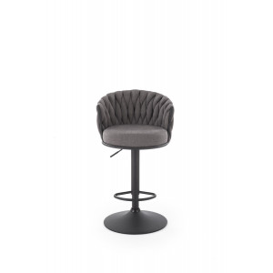 WEAVE modern bárszék – szürke / fekete
