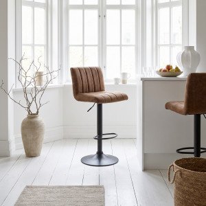 TRACK modern bárszék – barna / fekete HALMAR