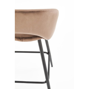 BREEZE modern bárszék – bézs / fekete