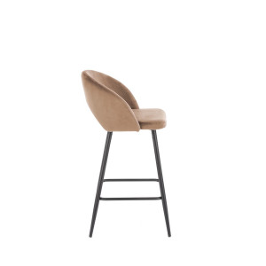 BREEZE modern bárszék – bézs / fekete