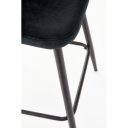 BREEZE modern bárszék – fekete