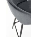 BREEZE modern bárszék – szürke / fekete