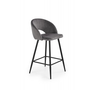 BREEZE modern bárszék – szürke / fekete