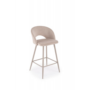 BREEZE modern bárszék – világos bézs / kasmír