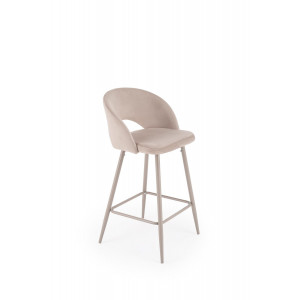 BREEZE modern bárszék – világos bézs / kasmír