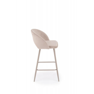 BREEZE modern bárszék – világos bézs / kasmír