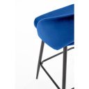 BREEZE modern bárszék – sötétkék / fekete