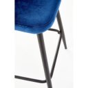BREEZE modern bárszék – sötétkék / fekete