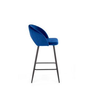 BREEZE modern bárszék – sötétkék / fekete
